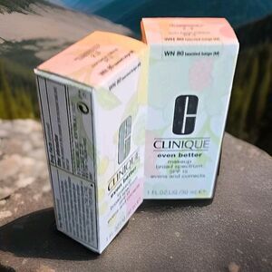 2X Deal! Clinique Even Better Makeup SPF 15 Evens & Corrects WN 80 TAWNIED BEIGE